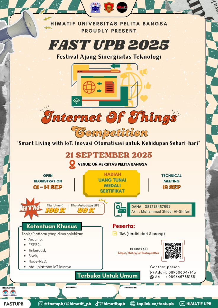 Pamflet lomba IoT
