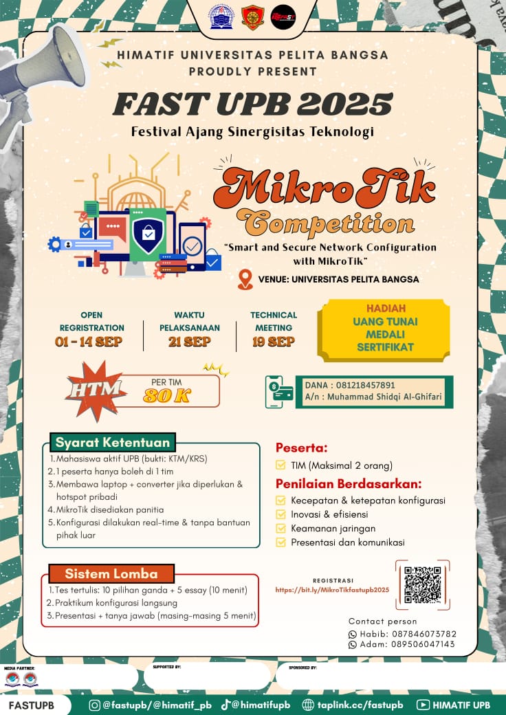 Pamflet lomba mikrotik